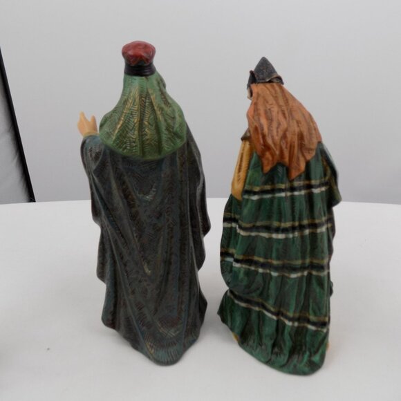 Nativity Set Vintage Ceramic 11 Piece with Box Christmas Religious Target 2004 - Picture 7 of 12